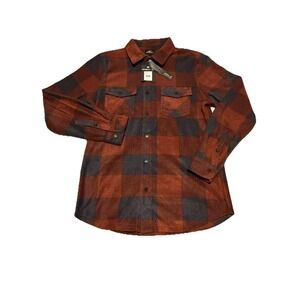 O'Neill Shirt Mens Small Arctic Creek SuperFleece Buffalo‎ Plaid Flannel NWT